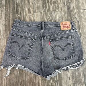 Levi's Women's Gray Denim Shorts